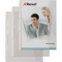 Hetzel Prospekthüllen 22378490, A4 transluzent genarbt, rechts offen mit Klappe, 0,11mm 4013702007945 Hetzel 10 Stück