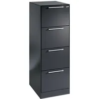 CP-Möbel Hängeregistraturschrank 146225411S10038 Asisto, schwarzgrau, 4 Schubladen, 1-bahnig 4025314976465 CP-Möbel