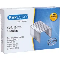 Rapesco Heftklammern 923/10, 1237, Stahldraht verzinkt, Heftleistung 2-65 Blatt 5018505005425 Rapesco 1000 Stück