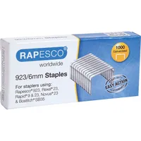 Rapesco Heftklammern 923/6, 1235, Stahldraht verzinkt, Heftleistung 2-20 Blatt 5018505005388 Rapesco 1000 Stück