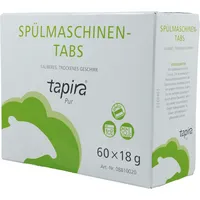 Tapira Spülmaschinentabs mit Kalk- blocker und Glasschutz (ehem. Zack) 4260339552205 Tapira 60 Stück