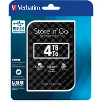 Verbatim Festplatte extern Store 'n' Go schwarz