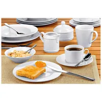 Esmeyer Geschirrserie HEIKE - Menüteller 25 cm, flach, Porzellan, weiß 4007796027989 Esmeyer 6 Stück