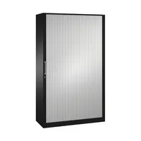 CP-Möbel Rollladenschrank Asisto 143001000S10007, abschließbar, 5 OH, schwarzgrau/lichtgrau, 120x198x43,5cm (BxHxT) 4052574065127 CP-Möbe