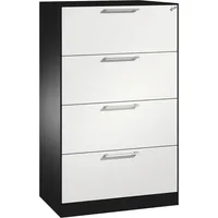 CP-Möbel Hängeregistraturschrank Asisto 146023412S10148 A4 2bahnig sgr/rws 4059369812348 CP-Möbel