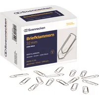 Soennecken Büroklammer spitze Form 1.000 St./Pack.
