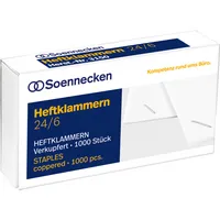 Soennecken Heftklammer 24/6 kupfer