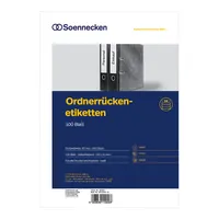 Soennecken Ordnerrückenetikett breit/kurz