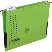 Elba Hängetasche A4 chic grün mit Sichtreiter 230g bis 300 Blatt Recyclingkarton 100552104 4002030851580 Elba