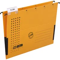 Elba Hängetasche A4 chic gelb mit Sichtreiter 230g bis 300 Blatt Recyclingkarton 100552103 4002030851573 Elba