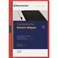 Soennecken Klemmhefter Winter Smell 3316, A4 rot, für ca. 30 Blatt, Polyvinylchlorid (PVC) 80g 4003630121202 Soennecken