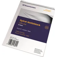 Soennecken Notizblock 1118, kariert / Lineatur 22, A4, 60g, weiß, 50 Blatt 4003630143914 Soennecken