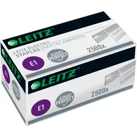 Leitz Heftklammern Electric E1, 5568-00-00, Stahldraht verzinkt, Heftleistung 10 Blatt max. 4002432399192 Leitz 2500 Stück