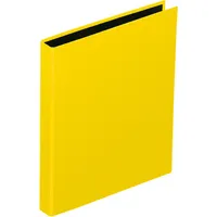 Pagna Ringbuch Basic Colours 20606-04, A4 2 Ringe 25mm Ring-Ø Pappe Polypropylen Cellophanierung gelb 4009212324023 Pagna