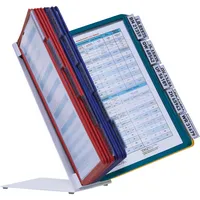 DURABLE Sichttafelsystem VARIO 569900 DIN A4 farbsortiert mit 20 St. Sichttafeln, 1 St.