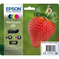 Epson Druckerpatrone C13T29864012 (kompatibel zu Epson Expression Home XP 235), schwarz/cyan/magenta/gelb, ca. 1x 175 / 3x 180 Seiten  4 Stück