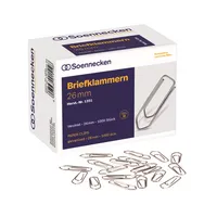 Soennecken Büroklammer spitze Form 1.000 St./Pack.