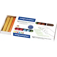 Magnetoplan Tafelkreide 12306 12er Etui farbig sortiert rund 4013695031033 Magnetoplan 12 Stück