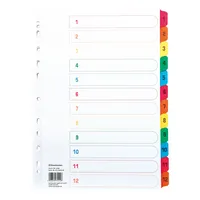 Soennecken Zahlenregister 1-12