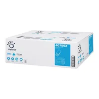 Papernet Falthandtücher Superior 407552, 20,3x32cm, 2-lagig, Interfold-Falz (W-Falz), weiß, Tissue 8024929975524 Papernet 2000 Blatt