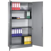 CP-Möbel Stahlschrank C 3000 Asisto 141002000S10033, abschließbar, 5 OH, weißaluminium/silber, 100x198x43,5cm (BxHxT) 4025314232134 CP-Mö