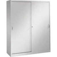 CP-Möbel Schiebetürenschrank Acurado 215000S10125, abschließbar, 2x5 OH, weißaluminium, 160x195x50cm (BxHxT) 4053597279324 CP-Möbel