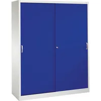 CP-Möbel Schiebetürenschrank Acurado 215000S10178, abschließbar, 2x5 OH, tapisblau/lichtgrau, 160x195x50cm (BxHxT) 4053597589836 CP-Möbel