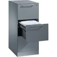 CP-Möbel Hängeregistraturschrank 146245311S10005 Asisto, weißaluminium, 3 Schubladen, 1-bahnig 4025314977714 CP-Möbel