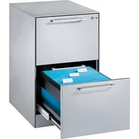 CP-Möbel Hängeregistraturschrank 146275211S10001 Asisto, lichtgrau, 2 Schubladen, 1-bahnig 4025314979206 CP-Möbel