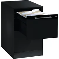 CP-Möbel Hängeregistraturschrank 146275211S10004 Asisto, schwarzgrau, 2 Schubladen, 1-bahnig 4025314979237 CP-Möbel
