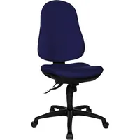 Topstar Bürostuhl Support SY, blau / schwarz, bis 110kg, ohne Kopfstütze 4014296476469 Topstar
