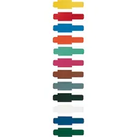 Leitz Signalreiter 0,3mm Hartfolie braun 40x12mm 4002432345526 Leitz 50 Stück