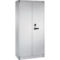 CP-Möbel Sicherheitsschrank 1170-100, Stahl abschließbar + feuerfest, 4 OH, 93 x 195 x 50 cm, lichtgrau 4025314210255 CP-Möbel