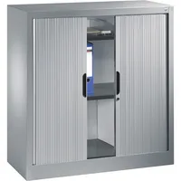 CP-Möbel Rollladenschrank Omnispace 324200S10085, abschließbar, 2 OH, silber, 100x103x42cm (BxHxT) 4050646299180 CP-Möbel