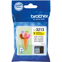Brother Druckerpatrone LC3213Y (kompatibel zu LC-3213Y), gelb, ca. 400 Seiten 4977766762281 Brother