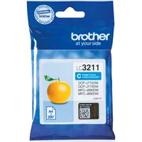 Brother LC-3211C Tintenpatrone (für Brother DCP-J772DW, DCP-J774DW, MFC-J890DW, MFC-J895DW) cyan
