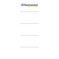 Soennecken Ordnerrückenschild 3372 48 x 153 mm (B x H)