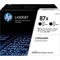 HP 87X 2-pack High Yield Black Original LaserJet Toner Cartridges toner cartridge