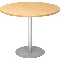 Hammerbacher Konferenztisch STF, 74,5cm (H), 100x100cm (BxT), rund, ahorn / silber 4032062157213 Hammerbacher 2 Stück