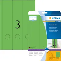 Herma Rückenschilder Special 5139, grün, breit/lang, 61x297mm, selbstklebend, permanent  4008705051392 Herma 75 Stück