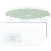 Elepa Kuvertierhüllen Envirelope 30005402, Din Lang+ (C6/5), 229x114mm, ASK, mit Fenster, nassklebend, 80g, weiß 4003928202446 Elepa 1000 Stück