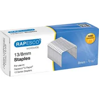 Rapesco Heftklammern 13/8, S13080Z3, Stahldraht verzinkt 5018505555074 Rapesco 5000 Stück