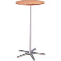Maul Stehtisch 109cm (H), Ø 60cm (BxT), rund, buche / silber 4002390015745 Maul