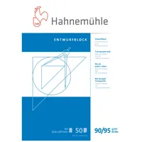 Hahnemühle 10622501 50Blatt Transparentblock A4 90/95g/qm 4011367225018 Hahnemühle 50 Blatt