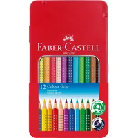 Faber-Castell Buntstift Colour GRIP Metalletui 12 St./Pack.