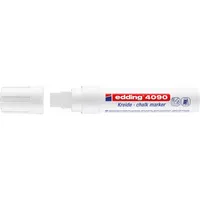 Edding Windowmarker 4090, 4-4090049, Stift, weiß, 4-15mm Keilspitze 4004764787975 Edding