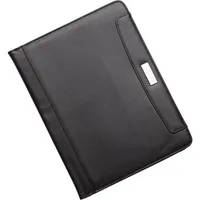 Alassio Schreibmappe Mares A4 FineTouch Lederimitat schwarz