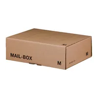 Smartbox Pro Versandkarton Mail-Box M 00069030 braun, bis DIN A4, innen 331x241x104mm, Karton 1-wellig 4250414104429 Smartbox Pro