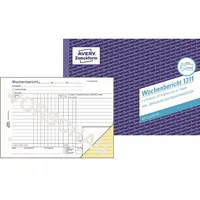 AVERY Zweckform Wochenbericht 1311 A5 2x50 Blatt 4004182013113 AVERY Zweckform