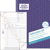 10 x Avery Zweckform Formularbuch Lieferschein A5 VE=2x50 Blatt
